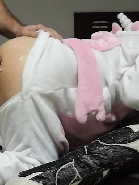 Секс с азиатской девушкой в костюме кролика фото 20