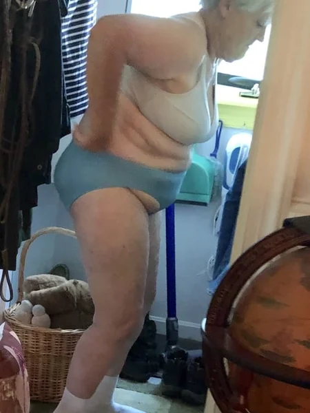 An old grandmother's tits photo 1