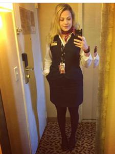 Solo attraente assistente di volo - foto #57
