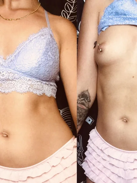 El culo de una delgada se estira después de un tapón anal foto 28
