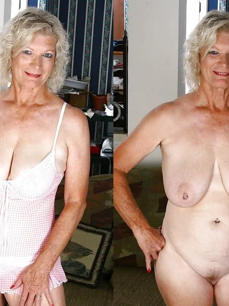 A blonde granny longs for love photo 9