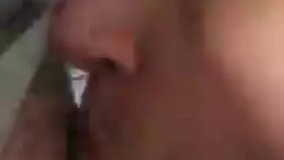 A student sucks an old man's cock and takes his cum in her mouth