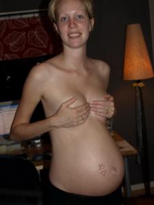 Bionda svedese incinta