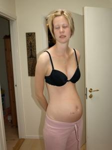 Bionda svedese incinta - foto #4